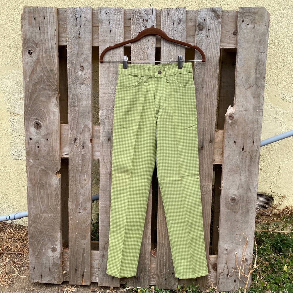 1970’s Levi’s Vintage Sta-Prest Gingham Pants